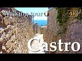 Castro (Puglia), Italy【Walking Tour】History in Subtitles - 4K
