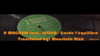 H MAGNUM feat  INDILA   Garde l'équilibre مترجمة Resimi