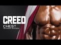 Sesión de entrenamiento de pectorales Creed