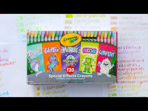 208 Count Crayola Crayons  Jenny's Crayon Collection