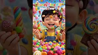 Cute Bacha aur Candy 🍬 | Fun Cartoon Video for Kids 😍”