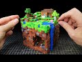 Making Minecraft Scenery Miniature in Polymer Clay