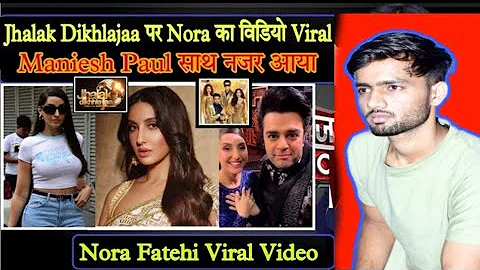 Nora Fatehi With Maniesh Paul Viral Video || Jhalak Dikhlajaa Show | Manish Paul, Nora Fatehi Delhi