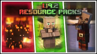 15 AMAZING 1.19.2 RESOURCE PACKS!!