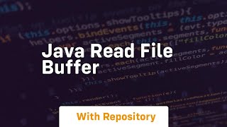 java read file buffer Wealth