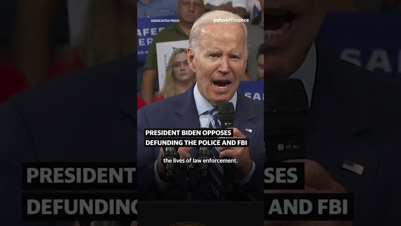 President Biden On Defunding The Police And FBI