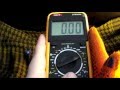 Мультиметр - Multimeter DT 9205A - Как пользоваться мультиметром - как пользоваться тестером.