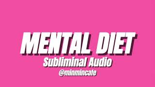 MENTAL DIET 🤍 listen to this one affirmation subliminal daily to saturate your mind!