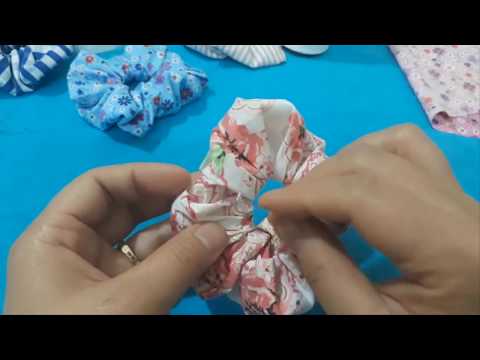 Hướng dẫn làm Scrunchies khâu tay.(How to make a scrunchie)