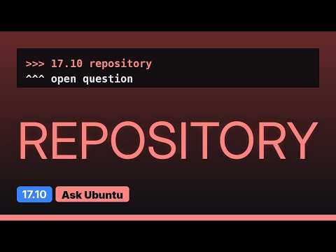 Ubuntu: Ubuntu 17.10 apt-get update giving 404 NOT FOUND error for repository