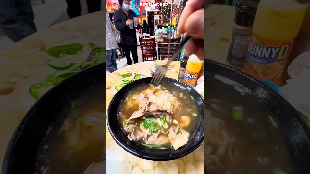 LATE NIGHT FOR THE SPICY COMBO PHO NOODLES SOUP. M. California. ||  @kontuateeb896 