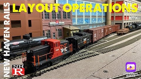 HO Scale New Haven Railroad Switching Layout