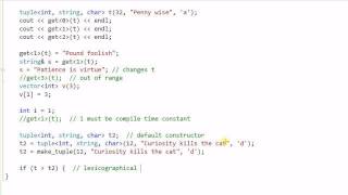 Celebrity C++ 11 Library: Tuple Wealth