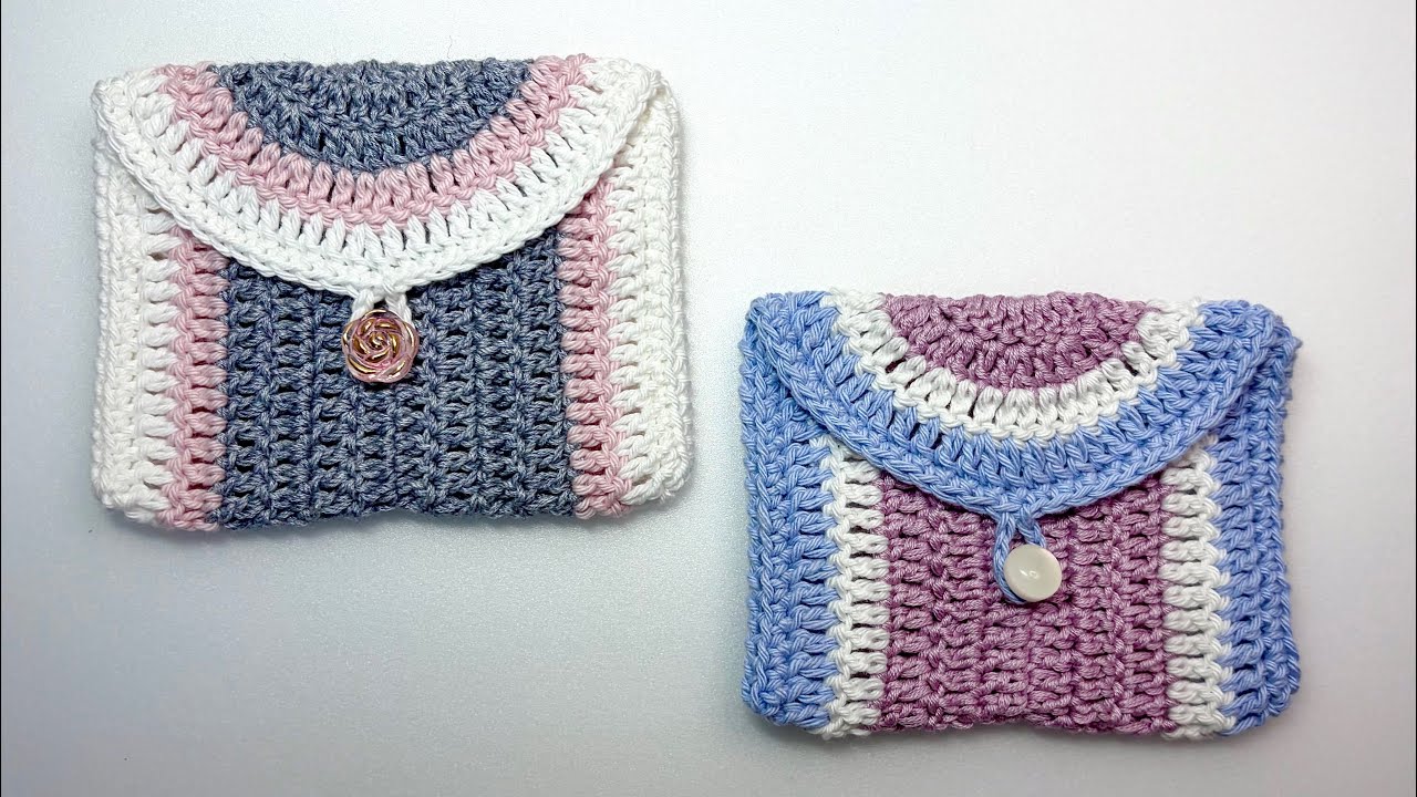Crochet for Beginners: How to Crochet a Super Easy Card Case - YouTube