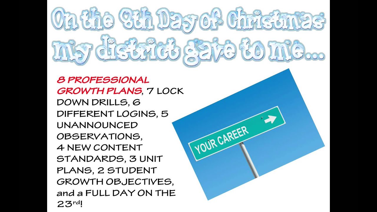 12 days of christmas for teachers youtube twelve days of christmas funny version
