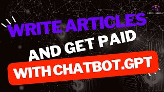 Top AI Passive Income Strategy: Article Writing Chatbot.GPT