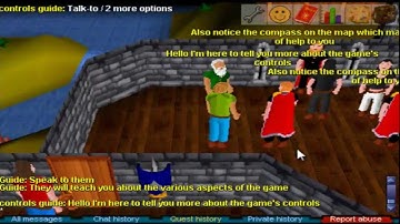 RuneScape Classic - Tutorial Island (Account Creation to Lumbridge)