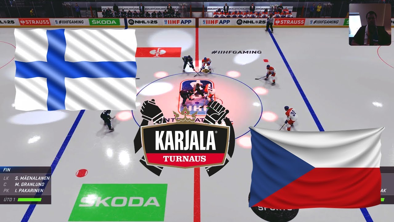 ČESKO VS FINSKO KARJALA CUP 2024 NHL 25 PS5 YouTube