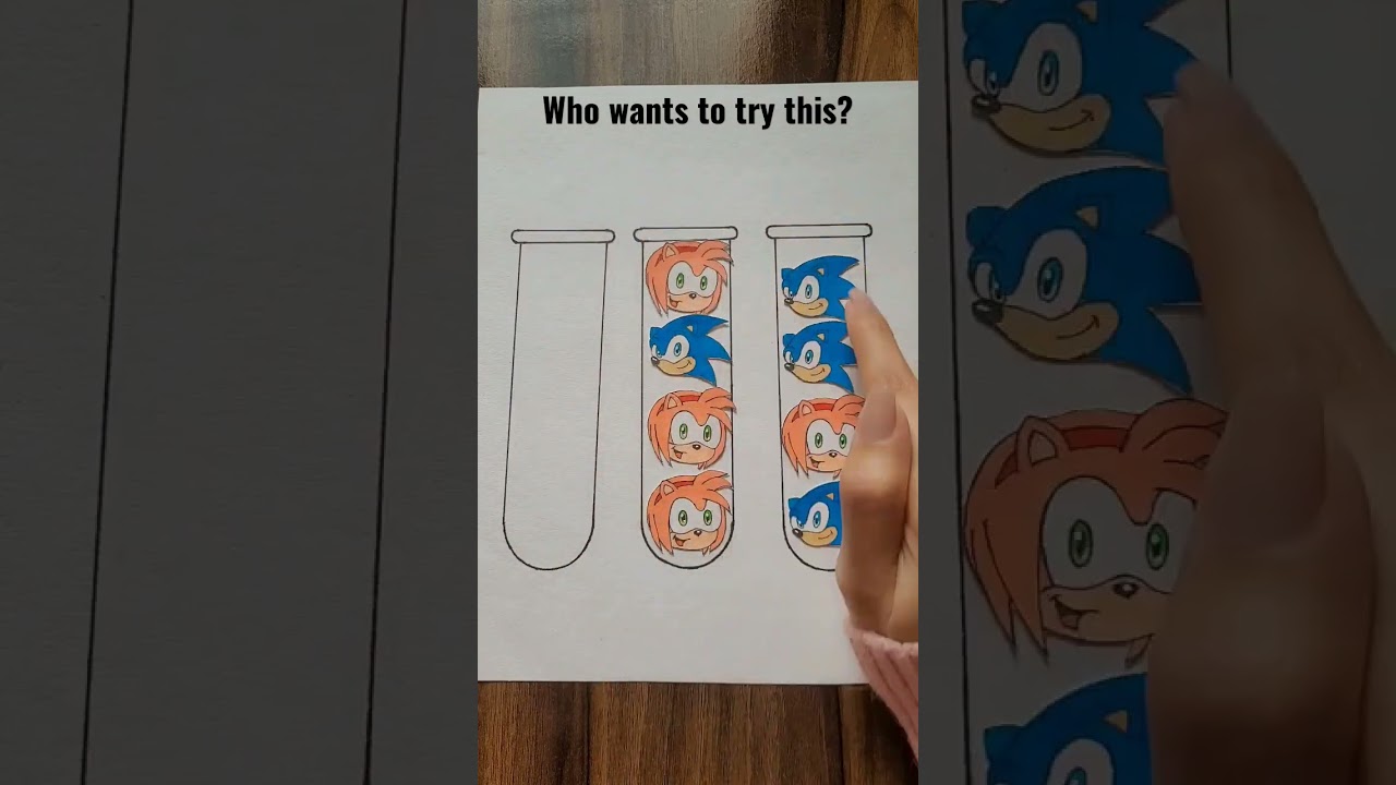 Sonic puzzle🧩 diy ideas🤯 creative art | 