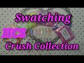 Swatching HCS Crush Glitter Collection