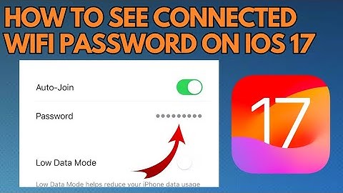 How to View WiFi Password on iOS 17 (2023) | See Wifi Password on iPhone iOS 17