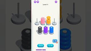 Color Hoop: Sort Puzzle - Gameplay #shorts screenshot 5