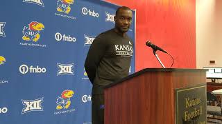 Kansas running backs coach Jonathan Wallace evaluates the rushing attack entering the season