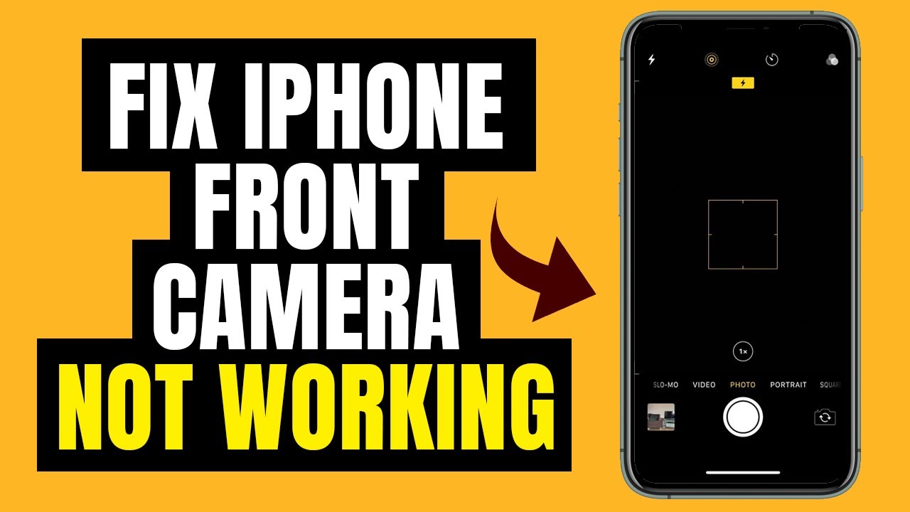 iPhone Front Camera not Working? Here are 7 Solutions! [Without Data Loss]  - YouTube