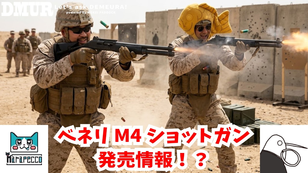 ベネリM4ショットガンの発売情報！？【でめうらに聞きたい！】#モケイ