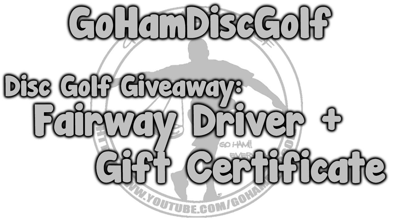 Disc Golf Giveaway Fairway Driver + Gift Certificate YouTube
