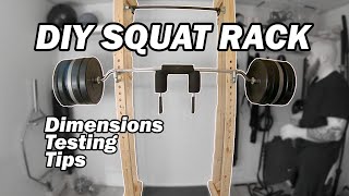 This is a more detailed look at my homemade squat rack. i'll go into
the dimensions and what ideas were when i designed it. also load
barbell with ...