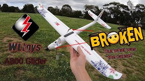 What happened🤔 Wltoys A800 glider FAIL!🛬