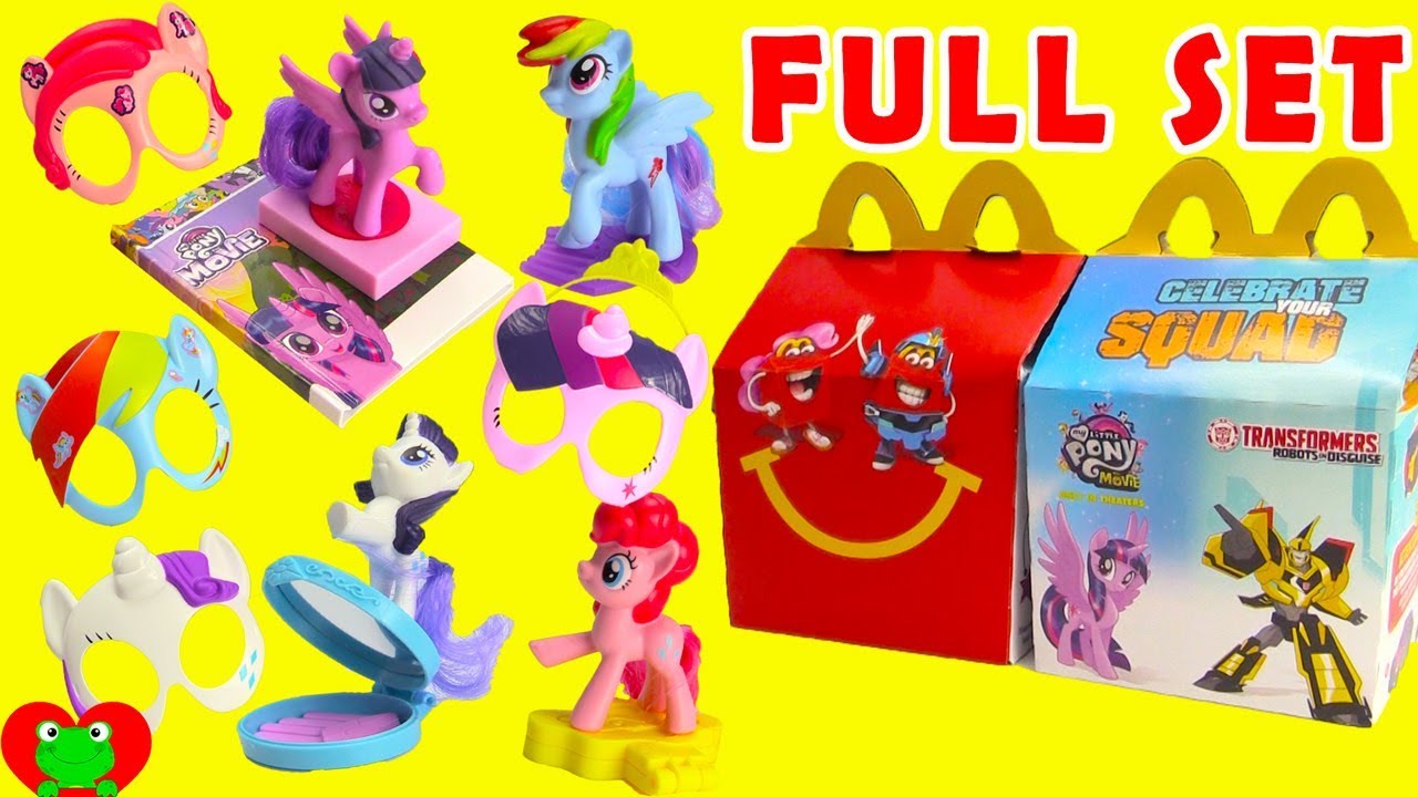 2017 My Little Pony The Movie McDonald's Happy Meal Toys Full Set