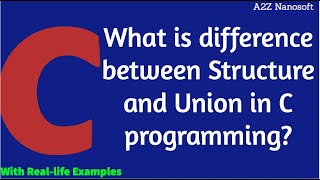 What is difference between structure and union in C C programming Structure and Union {in Tamil}
