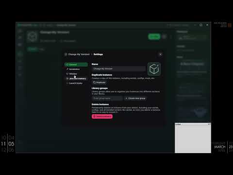 How to Change the Minecraft Fabric version in Modrinth