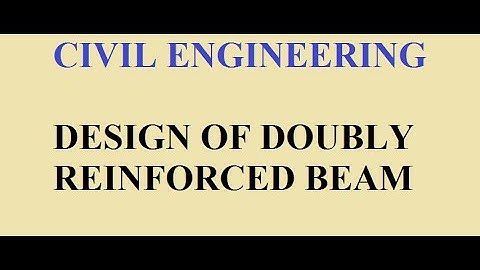 How to Design Doubly Reinforced Beam | GATE/ESE/PSU | Civil Engineering #gate #ese #psu #video