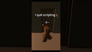 Impossible to script a door😫#robloxscripting #robloxmeme #door  #roblox #scripting #robloxstudio