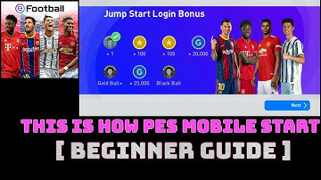 How you should start PES Mobile 2021 after install the game | Beginner Tutorial.