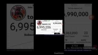 Tomiii 11 Hits 7 Million Subscribers