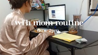 WFH Mom Diaries: Work from Home Mom | 6am - 2pm Shift | Productive Day
