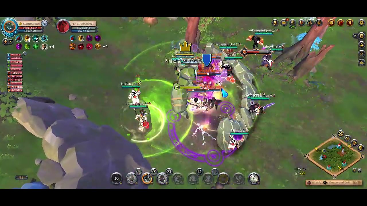 ROKhan vs KR SEED | Caller POV | Albion Online zvz