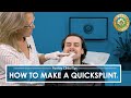 How to make a quicksplint with the pankey institute