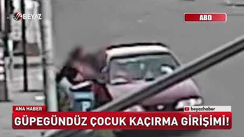 Güpegündüz çocuk kaçırma girişimi!
