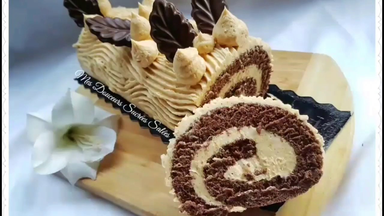 BÛCHE CRÈME AU BEURRE CHOCOLAT