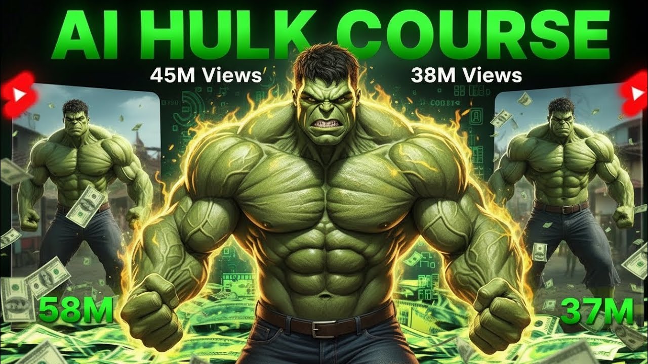 How To Create Powerful HULK AI Videos | Hulk Badmash Style AI Video Kaise Banaye 🤑