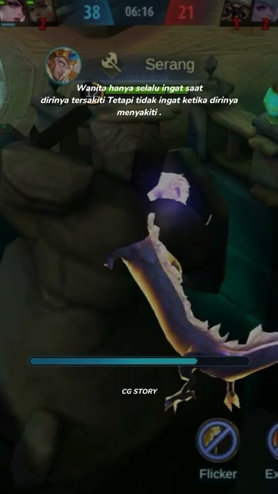 STORY WA MOBILE LEGENDS TERBARU||WANITA HANYA INGAT WAKTU MEREKA TERSAKITI