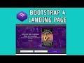 Bootstrap 4, Sitio Web Completo - Landing page