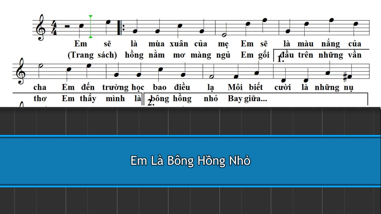 Em Là Bông Hồng Nhỏ | Tập đọc nhạc TĐN Số 5 Lớp 7 | NVK - youtube