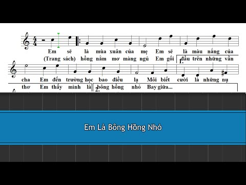 Video Em Là Bông Hồng Nhỏ | Tập đọc nhạc TĐN Số 5 Lớp 7 | NVK - youtube
