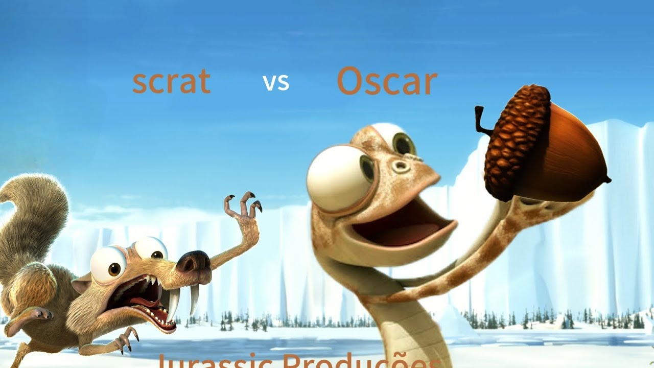 Scrat VS Oscar a batalha de dois azarados